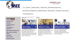 Desktop Screenshot of medeqipexp.com